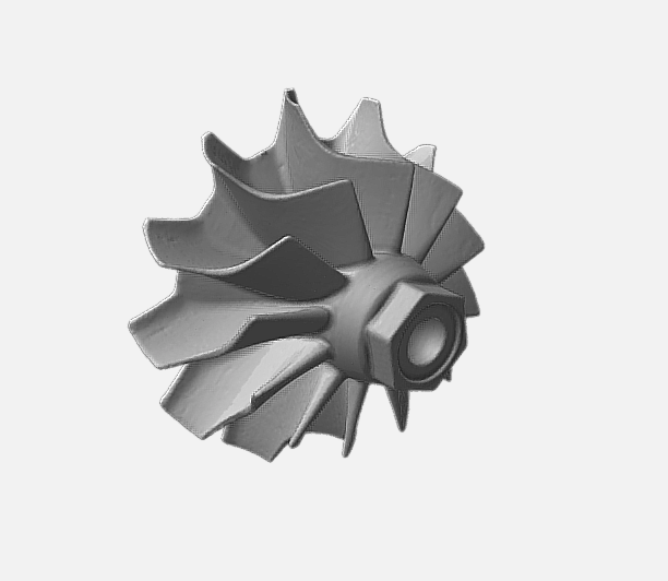 Türbin Pervane 3D Tarama